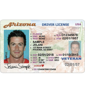 Arizona Driver's License, Novelty